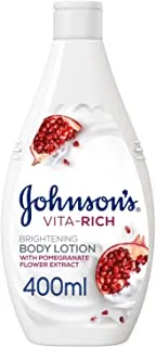 لوشن للجسم من جونسون - Vita-Rich ، زهرة الرمان المشرقة ، 400 مل
