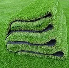 Kuber Industries Artificial Grass Carpet|Mat for Balcony, Lawn, Door||Drainage Holes & Rubber Backing|Plastic Turf Carpet Mat, Artificial Grass (3 x 5 Feet)|GREEN