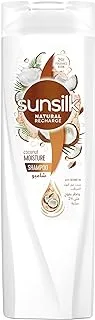 SUNSILK Naturals Shampoo, For Dry Hair, Coconut Moisture 24hr Fragrance Bloom, with Natural Coconut Oil, 400ml