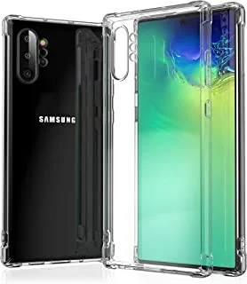 Samsung Galaxy Note 10 Plus + Case Cover Protective Shock Absorption Bumper soft Transparent Case for Galaxy Note 10 Plus/Note 10 Pro by Nice.Store.UAE (Clear)