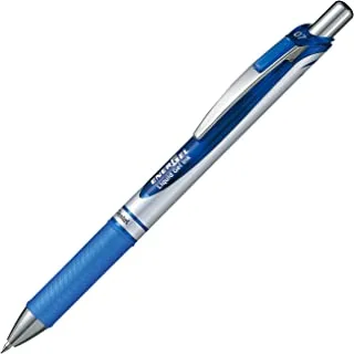 قلم حبر سائل من بنتل Bl77 Energel Xm قابل للسحب - 0.7 ملم ، أزرق