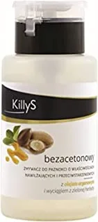 KILLY'S - Acetone-free nail polish remover with Argan oil and green tea fragrance 200 ml