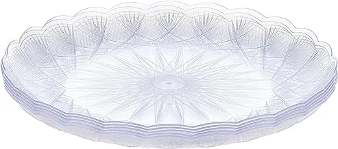 Hotpack - 5 Pieces Crystal Plate - 33 Centimetre