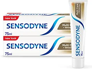 Sensodyne Multicare + Whitening Toothpaste, Value Pack (2 x 75ml)