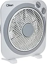 Clikon Box Fan, 10 Inch, 30 Watts - Ck2215