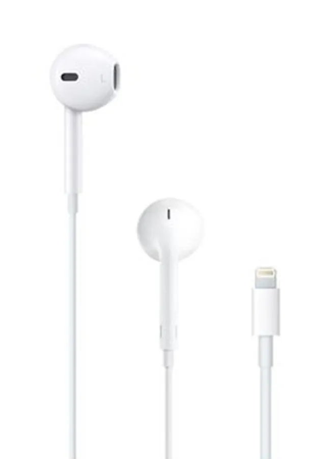 Apple EarPods مع موصل Lightning أبيض