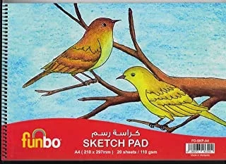 FUNBO SKETCH PAD A4 PACK OF 10, FO-SKP-A4
