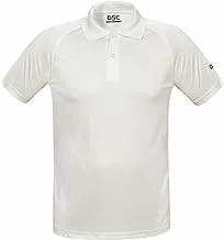 DSC Atmos Half Sleeve Polyester Cricket T-Shirt XX-Large (White/Navy)
