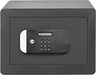 Yale YSFM / 250 / EG1 Fingerprint Maximum Securityized Motorized خزنة منزلية ، أسود ، 18.6 لتر