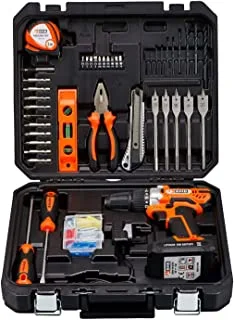 Bmb Tools 0351-002 Cordless Drill 18V Lithium Battery 10mm With 103-Piece Accessories Set