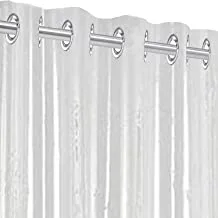 Kuber Industries Transparent Ac Curtain For Home, Office, Shop|White