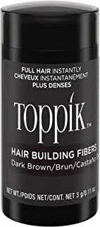Toppik Hair Building Fibers, Dark Brown,Oz,3 G