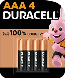 Duracell Type Aaa Alkaline Batteries ,Pieces Of 4