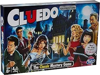 Hasbro CLUE CLUEDO THE CLASSIC MYSTERY GAME, Multi Color