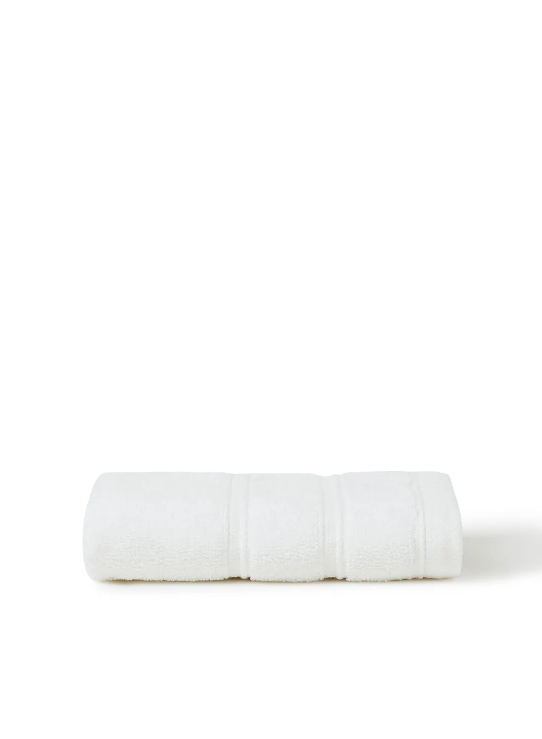 منشفة غسيل من مجموعة وايت روز فيجن أبيض 33 × 33 سم