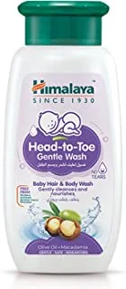 Himalaya Head to Toe Gentle Wash is a no tears formula Free from synthetic colors, parabens & phthalates -400ml