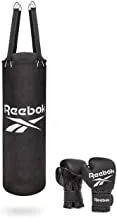 Reebok 3ft Punchbag + Boxing Gloves Set - Black