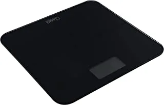 JANO Electric Bathroom Scale, 8 User Anto Recognition, Automatic memory fuction, Max 180Kg/400Lb, Auto On/Auto Off, Batteries Type 4x AAA, Black, E06109 2 Years warranty