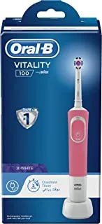 Oral-B Vitality 100 Pink Electric Rechargeable ToothBRush, Pink