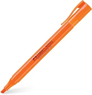 Faber-Castell Textliner 38 1.2-5 mm Chisel Tip Highlighter, Orange