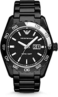 Emporio Armani Men Ar6049 Sportivo Black Watch, Analog Display
