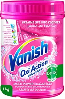 Vanish Oxi Action Multi Power Fabric Stain Remover Powder With Scoop, 1 Kg
