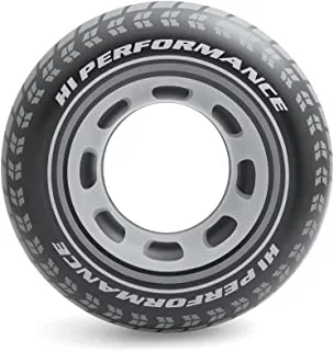 Intex - Swimming Tube Giant Car Tyre, Black, 91Cm 36