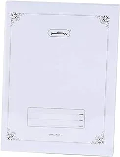 Roco Exercise Book, 15.2 cm X 21.6 cm, 80 Pages (40 Sheets), Double Ruled (English), White