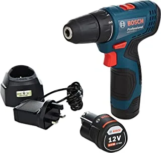 BOSCH - GSR 120 LI cordless drill/driver, 12 Volt, Lithium-Ion battery type, 1500 rpm, high-powered 2 in 1 for less, 2 speed gearbox enables high productivity and excellent torque