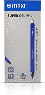 MAXI GEL PEN 0.7MM BOX OF 12 PC BLUE