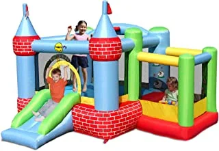 Happy Hop Inflatable Bouncy Castle With Farmyard Ball Pit