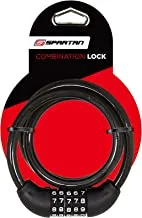 Spartan Combination Lock, Black, Sp-9036