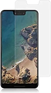 واقي شاشة حماية جوجل بيكسل 3 إكس إل من الزجاج المقوى عالي الوضوح - شفاف