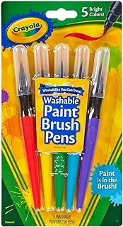5 قيراط أقلام فرشاة طلاء قابلة للغسل بدون تقطير