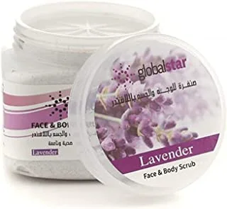 Global Star Lavender Face And Body Scrub, 500 Ml, Multicolour