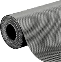 Kuber Industries Multipurpose Textured Super Strong Anti-Slip Liner ، مقاس 45X300 سم (3 متر رول ، رمادي) - CTKTC40227