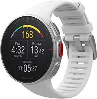 POLAR Vantage V – Premium GPS Multisport Watch for Multisport & Triathlon Training (Heart Rate Monitor, Running Power, Waterproof), White