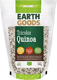 Earth Goods Organic Tricolor Quinoa, 340 G