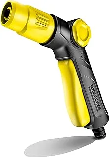 Karcher, Hose Spray Gun Water Garden Lockable Nozzle Yellow Black Plastic Aluminum Brass