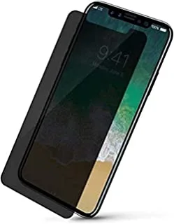 iPhone X / XS 5.8 inch Privacy Anti-spy واقي شاشة من الزجاج المقوى مضاد للكسر ومضاد للخدش ومضاد لبصمات الأصابع وخالي من الفقاعات