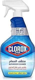 Clorox Bathroom Cleaner Spray, Kills 99.9% of Germs, 750ml - Pack May Vary