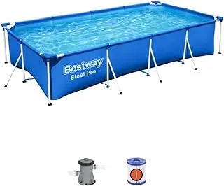 Bestway Family Splash Frame Pool Set(With Filter Pump) 400Mx211X81Cm 5700L
