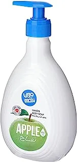 Mobi Liquid Hand & Body Soap, Apple Scent, 450 ml