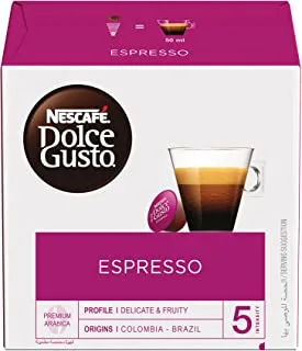 Nescafe Dolce Gusto Espresso Coffee, 16 Capsules