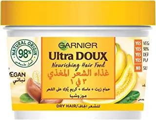 Garnier Ultra Doux Nourishing Banana 3-in-1 Hair Food For Dry Hair 390ml