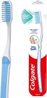 Colgate Slim Soft Toothbrush - 1 Piece, Multi Color (Assorted Colors)