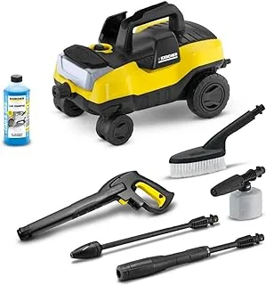 Karcher - K3 Follow Me High Pressure Washer, 120 bar, 1600 W, 4-wheel pressure washer,ideal for slightly to moderately dirty entrances, cars or garden furniture