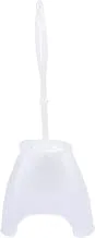 vileda Toilet Set Crystal - crystal cleaning toilet brush - white/ light blue, for toilet though cleaning.