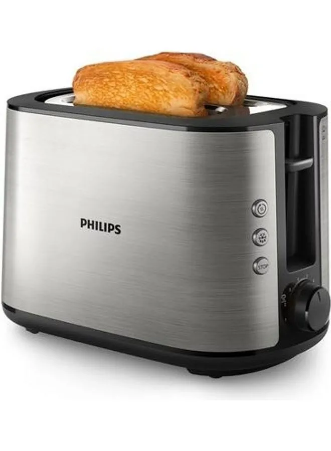 PHILIPS Toaster with 2 Slots 950 W HD2650 / 91 معدن / أسود