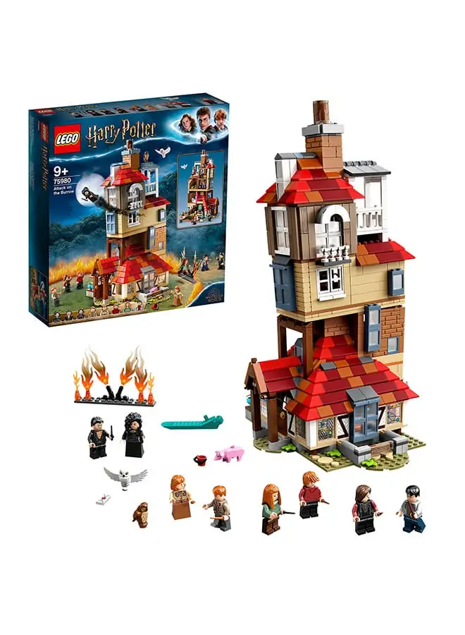 LEGO 75980 Harry Potter Attack On The Burrow Building Kit 9+ Years